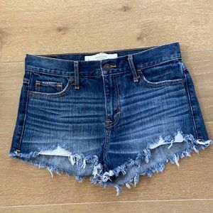 Abercrombie & Fitch Distressed Jean Shorts